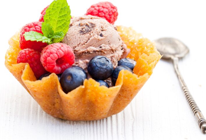 Brandy Snap Basket
