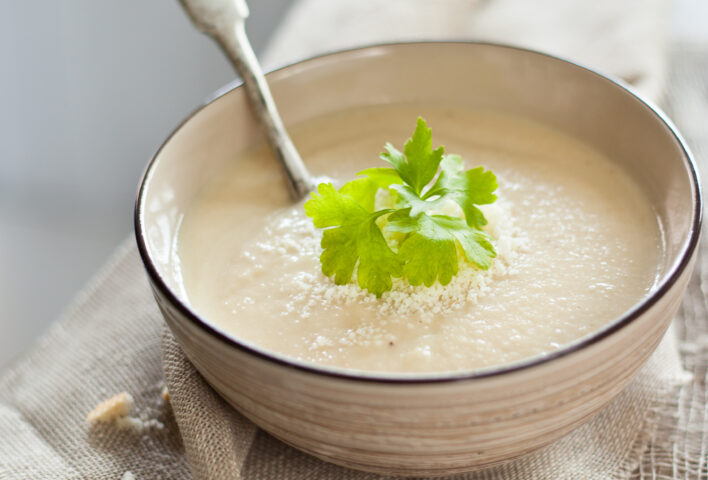 Pear Celeriac Stilton Soup