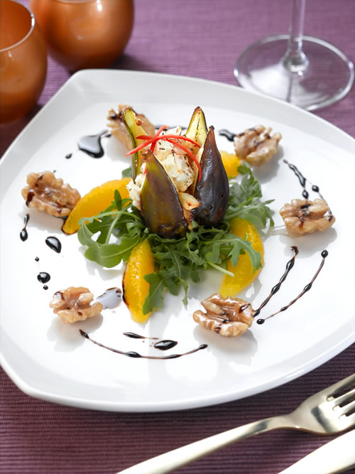 Festive Figs Filled with Feta and Mango Chutney - Vegetarian Society