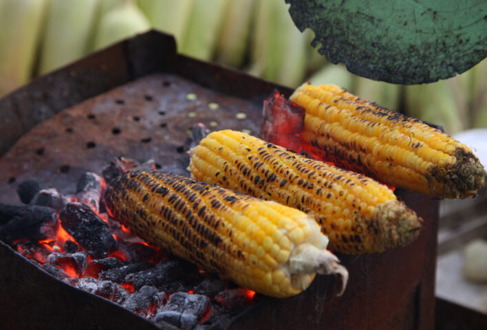 Sweetcorn Barbecued