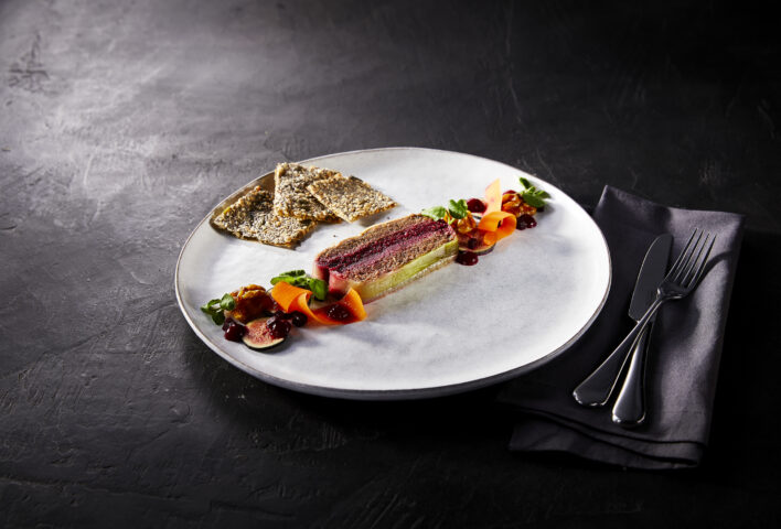 Chestnut Fig Beetroot Terrine