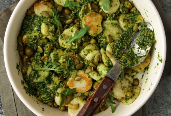 Gnocchi with pesto