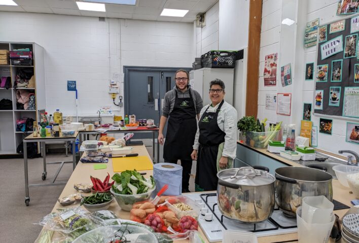 Maz at the Heys School in Prestwich