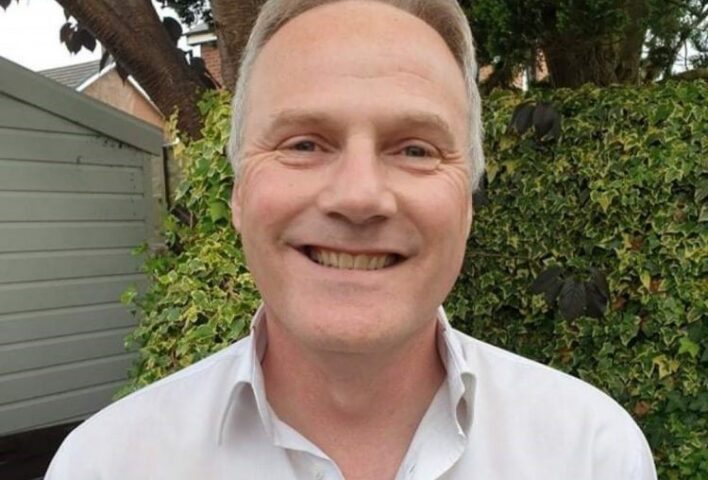 Richard McIlwain, Chief Executive of the Vegetarian Society.