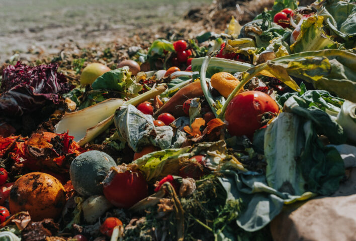 Bio,Waste,On,Vegetable,Farm,,Heap,Of,Organic,Waste,,Food