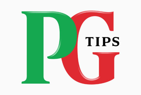 Vegetarian Society Accredited Trademark PG Tips logo