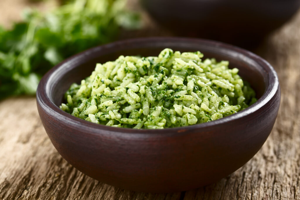 Arroz Verde made on the Mexican Supper Club in Manchester