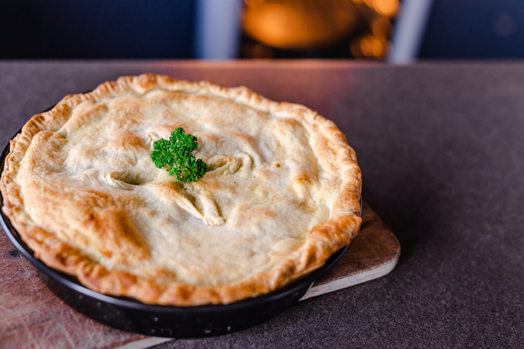 Pressed Mushroom Steak and Onion Pie