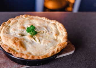 Pressed Mushroom Steak and Onion Pie